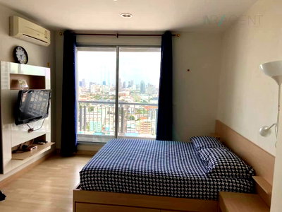 Condos for rent : For Rent Condo RHYTHM  RATCHADA Building A, Floor 24,1 bed room, Room size 45.00 sqm