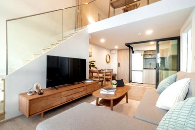 คอนโดให้เช่า : FOR RENT ： The Tree Pattanakarn-Ekkamai1🔥PRICE 🔥 33,500 BAHT/Month 🔥line :@190evxgl