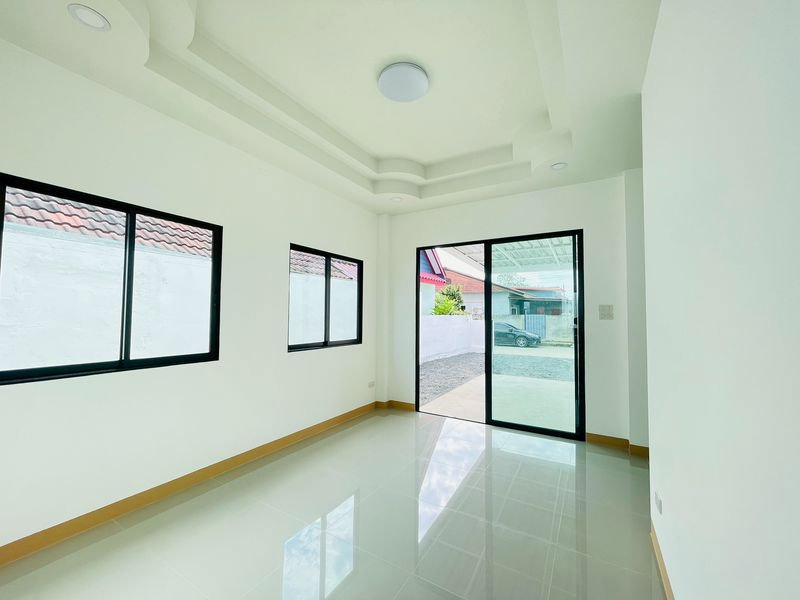 รูป บ้านเดี่ยวชั้นเดียวสร้างใหม่ นอกโครงการ เช้าเมือง 15-20 นาที บ่อสร้าง 5 นาที #ดอยสะเก็ด ราคาเพียง 1.59 ล้านบาท - รูปที่ 9/10