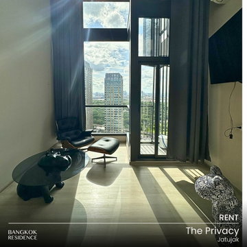 เช่าคอนโด 💥 The Privacy Jatujak 1นอน 48ตร.ม. 32K 💥 ยูนิตสวย หายาก!  ใกล้ MRT พหลโยธิน 