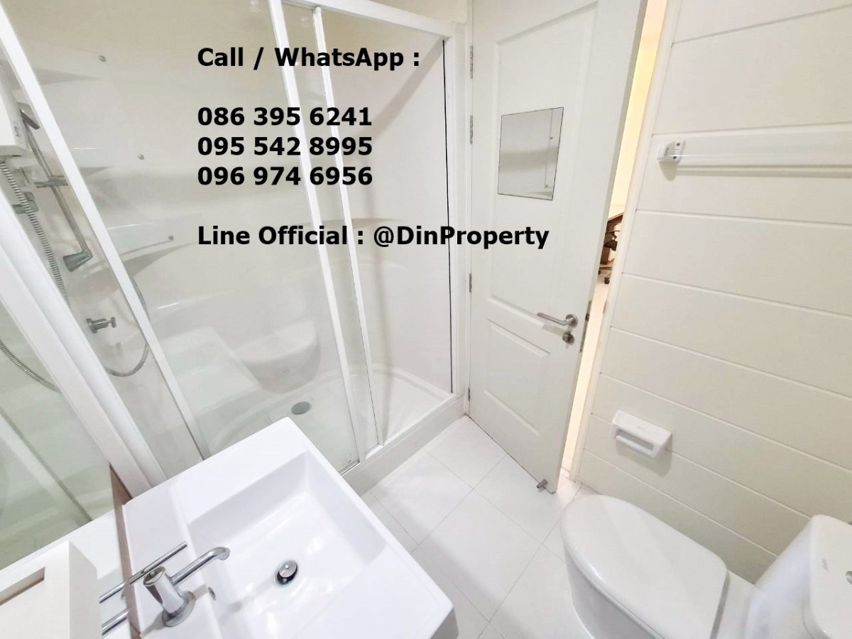 รูป  ให้เช่า คิวเฮ้าส์ กรุงธนบุรี  1 ห้องนอน BTS กรุงธนบุรี ใกล้  ICONSIAM , เจริญนคร ,Line ID  @DinProperty - รูปที่ 6/6
