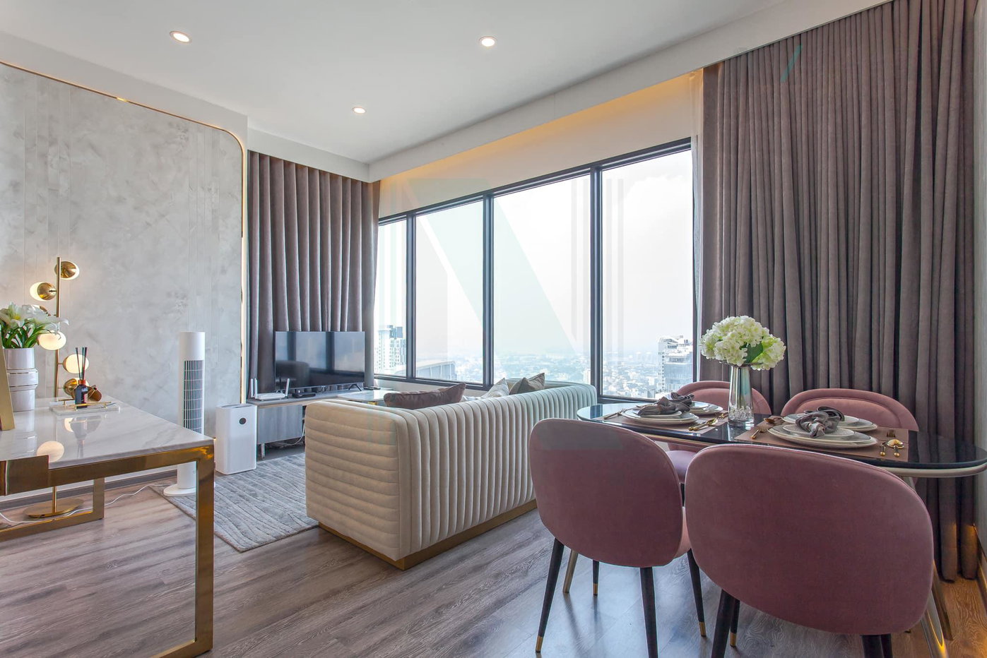 รูป 🚩Best room!🚩 ให้เช่าคอนโด ไนท์บริดจ์ ไพร์ม อ่อนนุช อาคาร 1 ชั้น 42 2 ห้องนอน ขนาด 55.00 ตรม ใกล้ Big C Extra อ่อนนุช - รูปที่ 6/8
