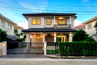 บ้านเดี่ยว เดอะ คริสตัล เอสบี : หมู่บ้านมัณฑนาปิ่นเกล้า-พระราม5
บ้านเดี่ยว 2 ชั้น ตกแต่งใหม่พร้อมอยู่ โครงการทำเลทองติดถนนใหญ่