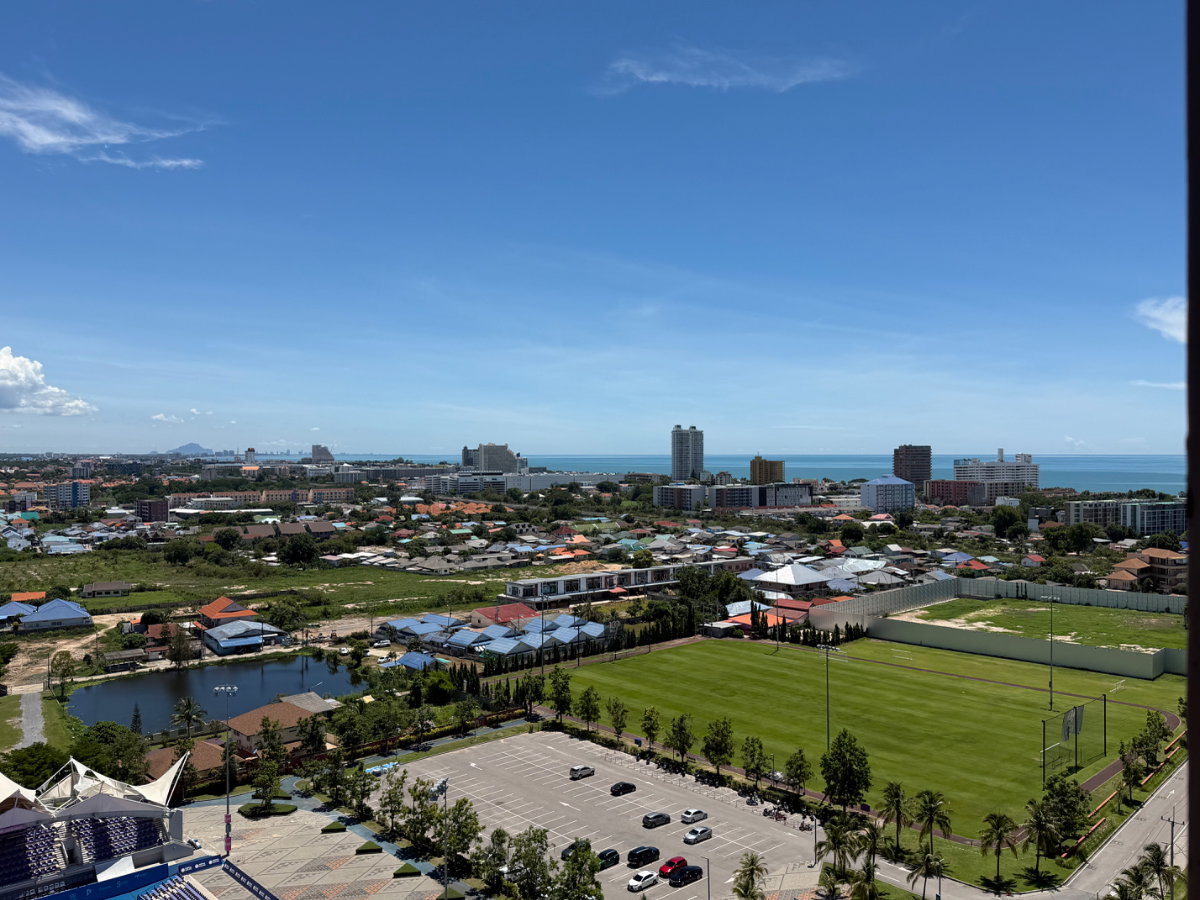 รูป คอนโด บ้านเคียงฟ้า หัวหิน ชั้น 17 วิวทะเล + วิวภูเขา สวยหายาก พร้อมเข้าอยู่! - รูปที่ 1/21