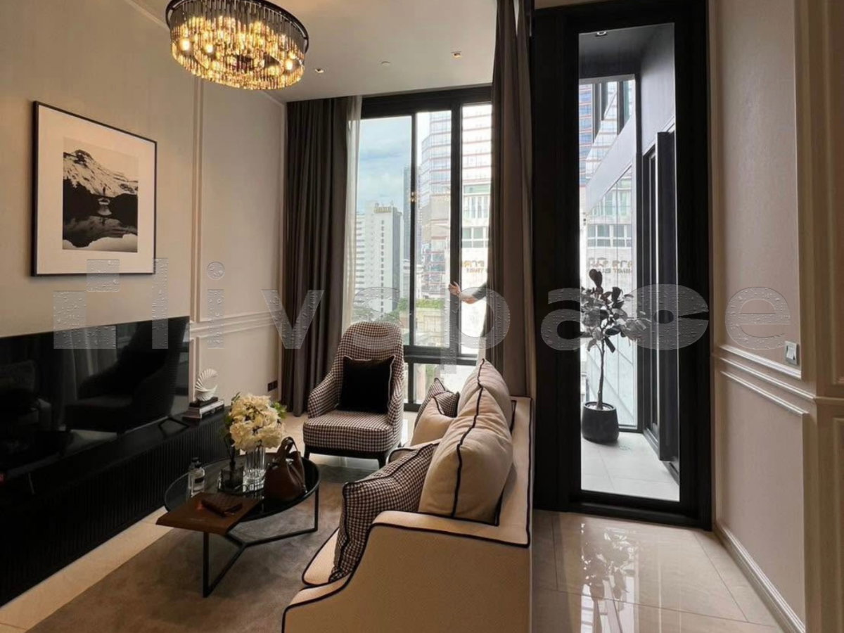 picture ▚ LK140ツ Super Luxury Residenc Ashton Silom 2BR 2BA, 72.5 sq.m. Fully Decorated, Ready to Move In - 2/8