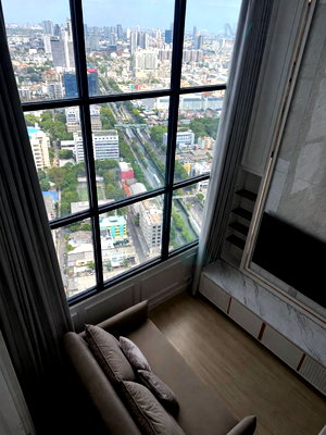 Condos for rent : 🎉 For Rent Condo KNIGHTSBRIDGE PRIME SATHORN Building 1, Floor 42,Duplex, Room size 37 sqm