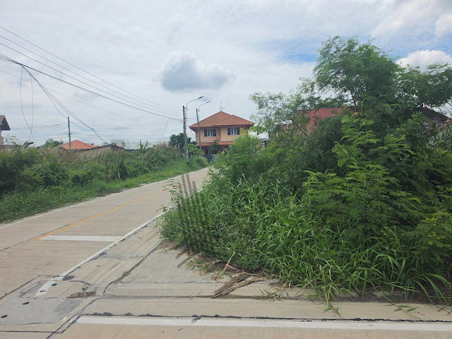 รูป ให้เช่า ที่ดินเปล่า หัวมุม ขนาด 180 ตร.วา ติดถนนสองด้าน เหมาะสำหรับทำโกดังหรือ ร้านอาหาร คาเฟ่ | 93383 - รูปที่ 2/6