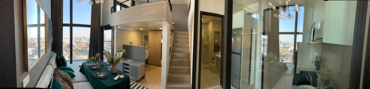 รูป RS6599 ให้เช่า Chewathai Residence Asoke ห้องกึ่ง Duplex ชั้นสูง ใจกลางอโศก ใกล้ MRT พระราม 9 - รูปที่ 12/12