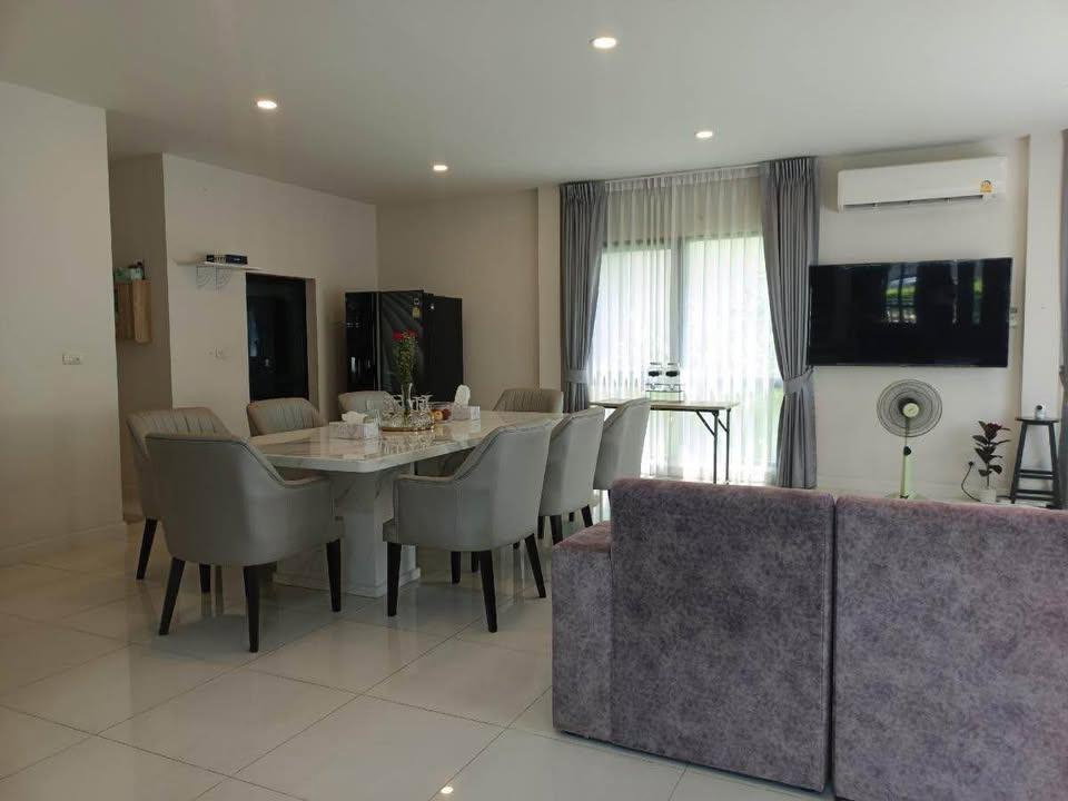 รูป MHR175 ให้เช่าบ้านเดี่ยวหรู The City ราชพฤกษ์ สวนผัก เนื้อที่ 82.4 ตารางวา พื้นที่ใช้สอย 309 ตร.ม. ฟังก์ชัน 4 นอน 5 น้ำ โถงสูง Double Volume  - รูปที่ 7/10