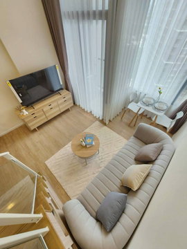 For rent Landmark @ MRTA Station Duplex room, 38sqm, 15Fl New room 【Line: Yosita828】