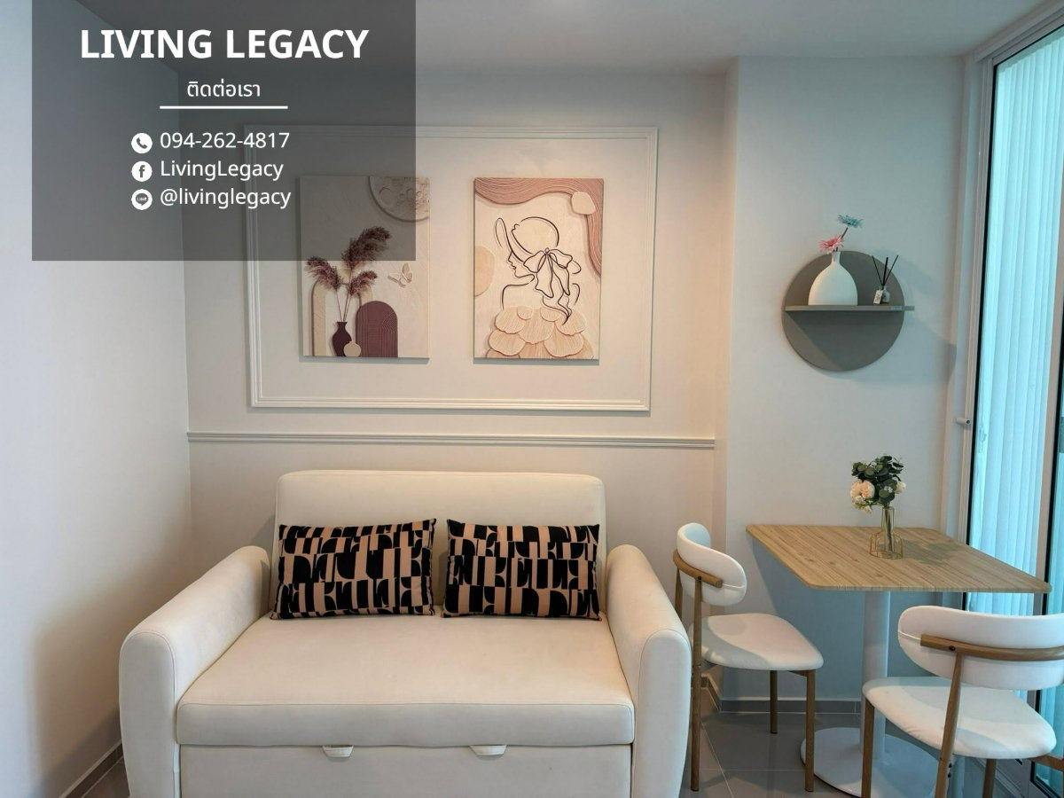 รูป TH2DOF เช่าด่วน Regent Home Bangna 28 ตร.ม. | ชั้น 8 | 1 นอน 1 น้ำ | 12,500 บาท/เดือน | LINE @livinglegacy - รูปที่ 4/10