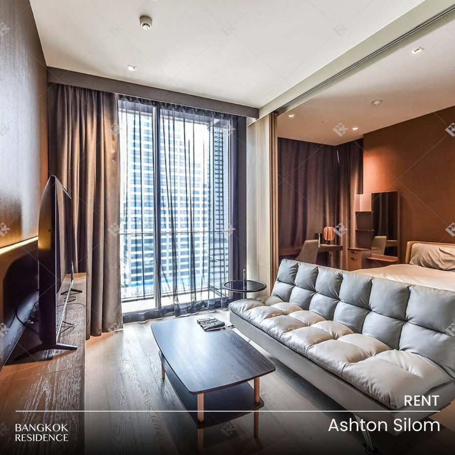 รูป เช่าคอนโด 🌃 Ashton Silom 1นอน 48ตร.ม. 40k 🛌🏻 ห้องสวยพร้อมเฟอร์ครบ ใกล้ BTS ช่องนนทรี   - รูปที่ 1/7