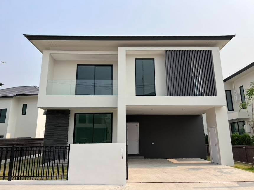 รูป ขายบ้านเดี่ยว 2 ชั้น บ้านใหม่มือหนึ่ง ในโครงการคุณภาพ ทำเลศักยภาพย่านสันทราย  #CSS101911  - รูปที่ 1/15