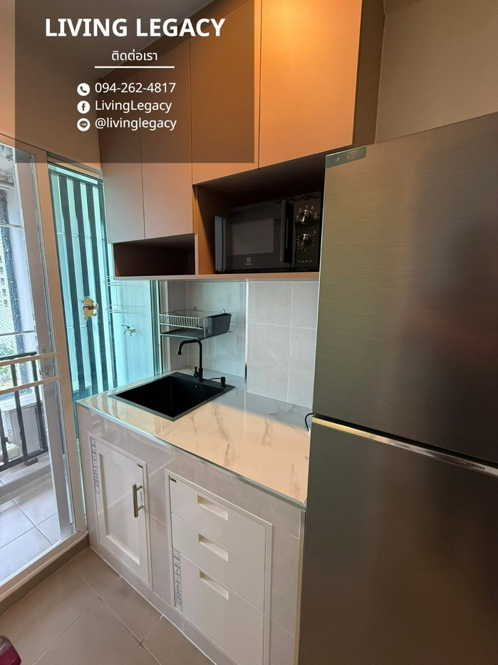 รูป TH2DOF เช่าด่วน Regent Home Bangna 28 ตร.ม. | ชั้น 8 | 1 นอน 1 น้ำ | 12,500 บาท/เดือน | LINE @livinglegacy - รูปที่ 9/10