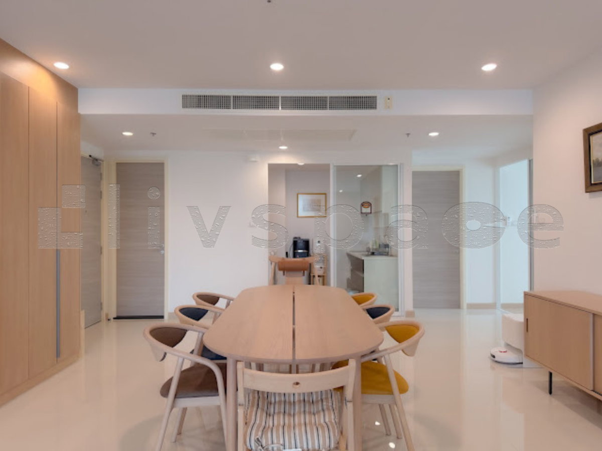 รูป ▚ LK153ツ ขาย Supalai Riva Grand 3 ห้องนอน 3 BATHROOM 156 ตร.ม. ห้องชุดชั้นพิเศษมีสวนหย่อม วิวแม่น้ำ - รูปที่ 4/6