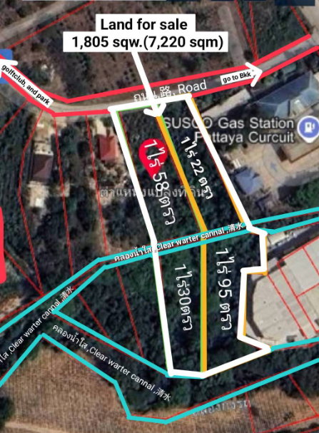 รูป โอกาศทองของการลงทุน! เมืองพัทยา!! ที่ดินสร้างบ้านริมคลองใกล้สนามกอล์ฟ !!! ขายที่ดิน 4 ไร่กว่า อ่างมาบประชัน พัทยา-บางละมุง - รูปที่ 9/10