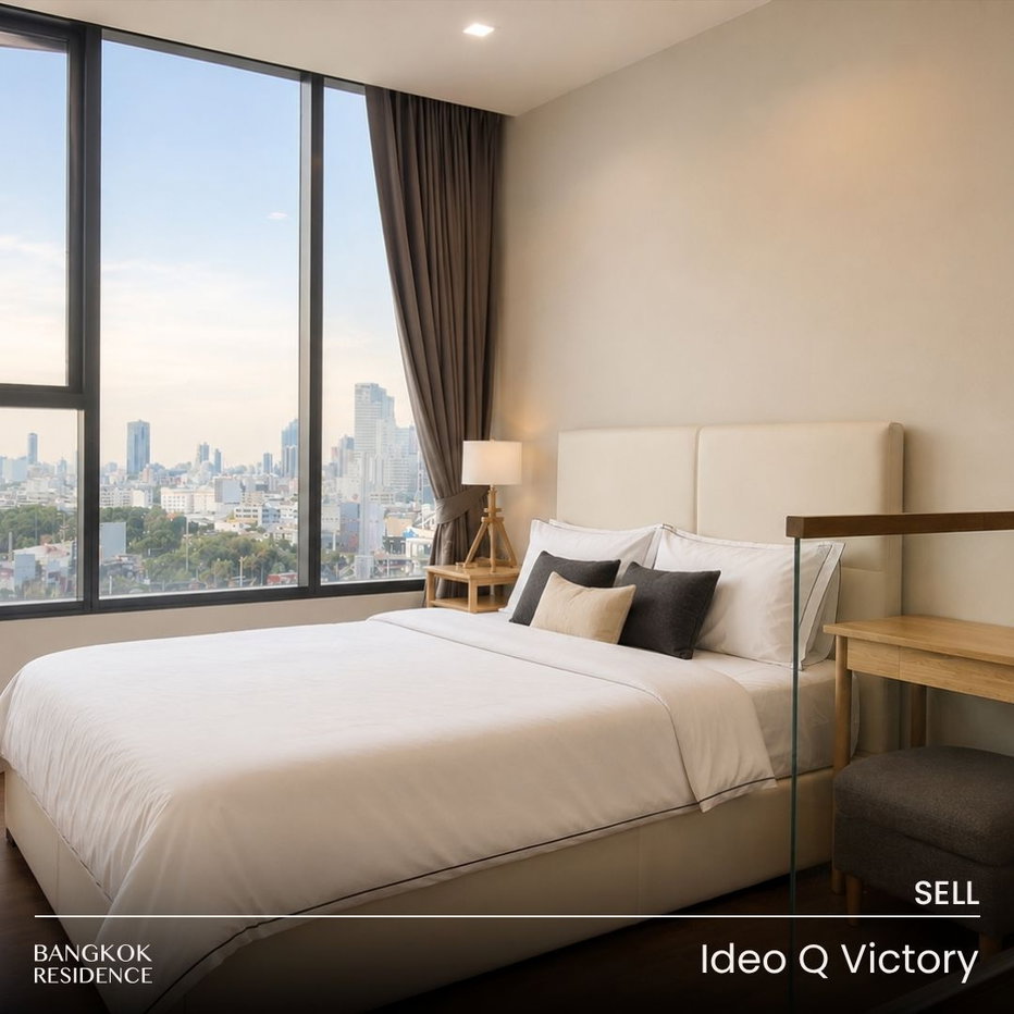 รูป 🌆ขายคอนโด Ideo Q Victory ห้องสวย 35 ตร.ม. ใกล้ BTS อนุสาวรีย์ชัยสมรภูมิ - รูปที่ 1/7