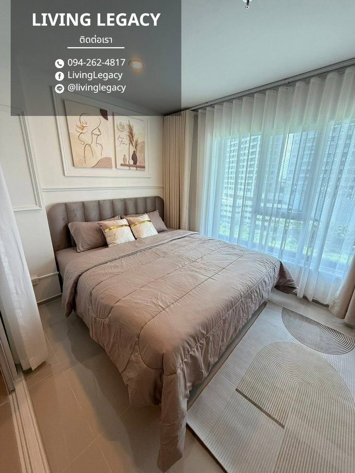 รูป TH2DOF เช่าด่วน Regent Home Bangna 28 ตร.ม. | ชั้น 8 | 1 นอน 1 น้ำ | 12,500 บาท/เดือน | LINE @livinglegacy - รูปที่ 2/10