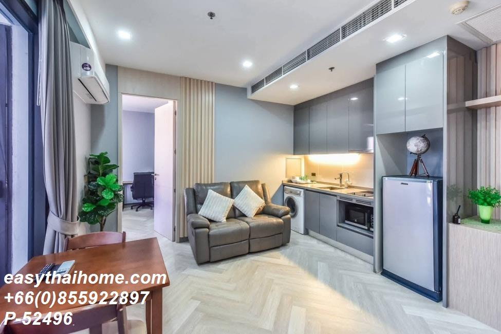 รูป P-52496 | ปล่อยเช่า เอ็ม พญาไท 🔥✨ คอนโดหรูใจกลางเมือง วิวเมืองสวย ห้องใหญ่ เฟอร์ครบ พร้อมเครื่องซักผ้า ใกล้ BTS อนุสาวรีย์ชัยฯ! ✨📱 - รูปที่ 6/15