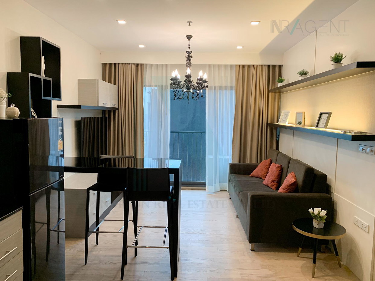 รูป 🚩 ให้เช่าคอนโด โนเบิล รีมิกซ์ สุขุมวิท 36 อาคาร 1 ชั้น 14 1 ห้องนอน ขนาด 46.00 ตรม ใกล้ Makro Food Service ทองหล่อ 9 - รูปที่ 3/8