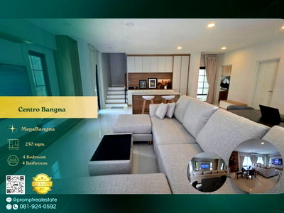 บ้านเดี่ยวให้เช่า : CD03835 - Centro Bangna : MegaBangna