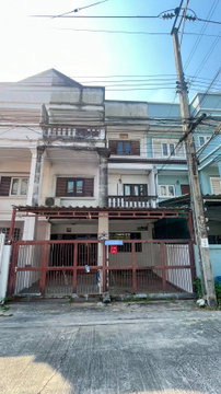 Sales Townhome  3 Story  Sahachok Village Soi Ramintra 34 Intersection 26 near the Ekkamai-Ramintra expressway and the Pink Line BTS