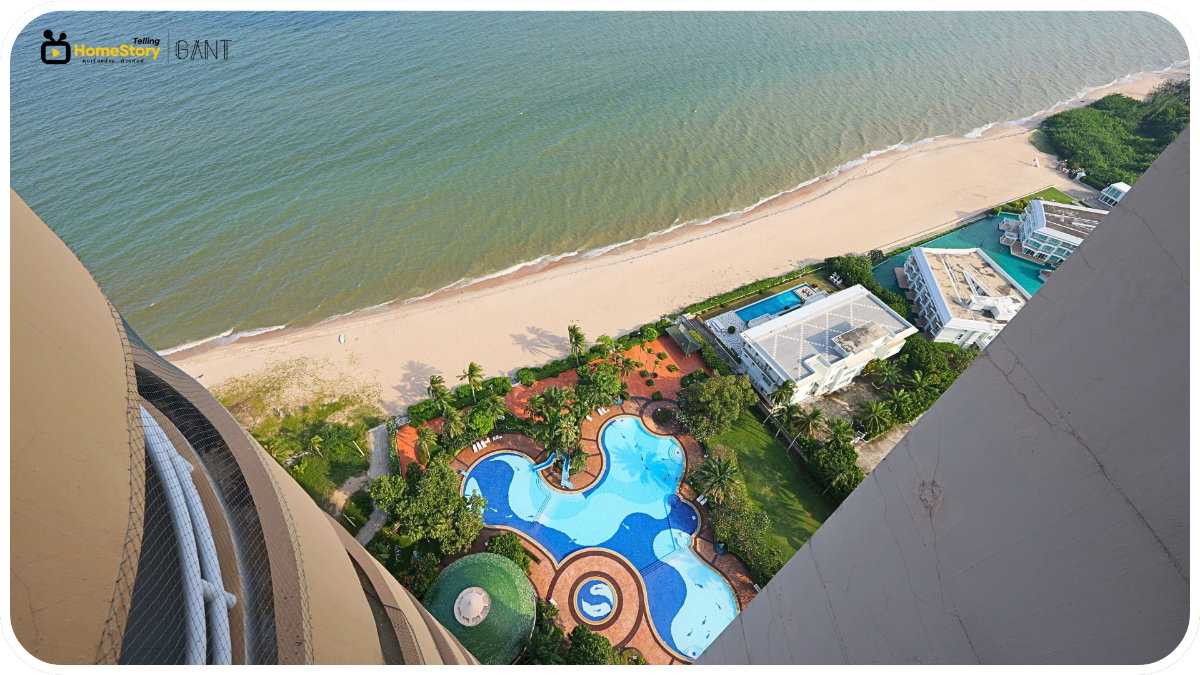 รูป ขายถูก คอนโดวิวทะเล 3 ห้องนอน 2 ห้องน้ำ ชายหาดส่วนตัว อ.ชะอำ จ.เพชรบุรี (Gant-308) - รูปที่ 17/20