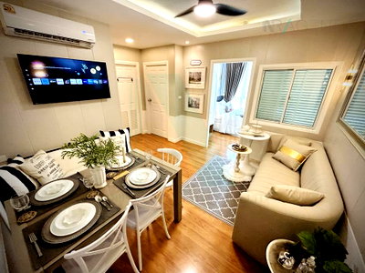 Condos for rent : 🚩 For Rent Condo THE KRIS EXPRESS 2 Building 1, Floor 2,2 bed room, Room size 42 sqm
