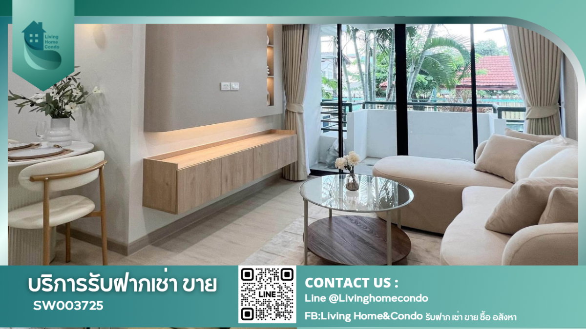 รูป ขายคอนโด Eastwood Park Onnut 36 (อีสท์วูดพาร์ค อ่อนนุช 36 คอนโด ) ใกล้ BTS อ่อนนุช ตกแต่งสวย เฟอร์นิเจอร์ครบ -SW003725 - รูปที่ 1/8