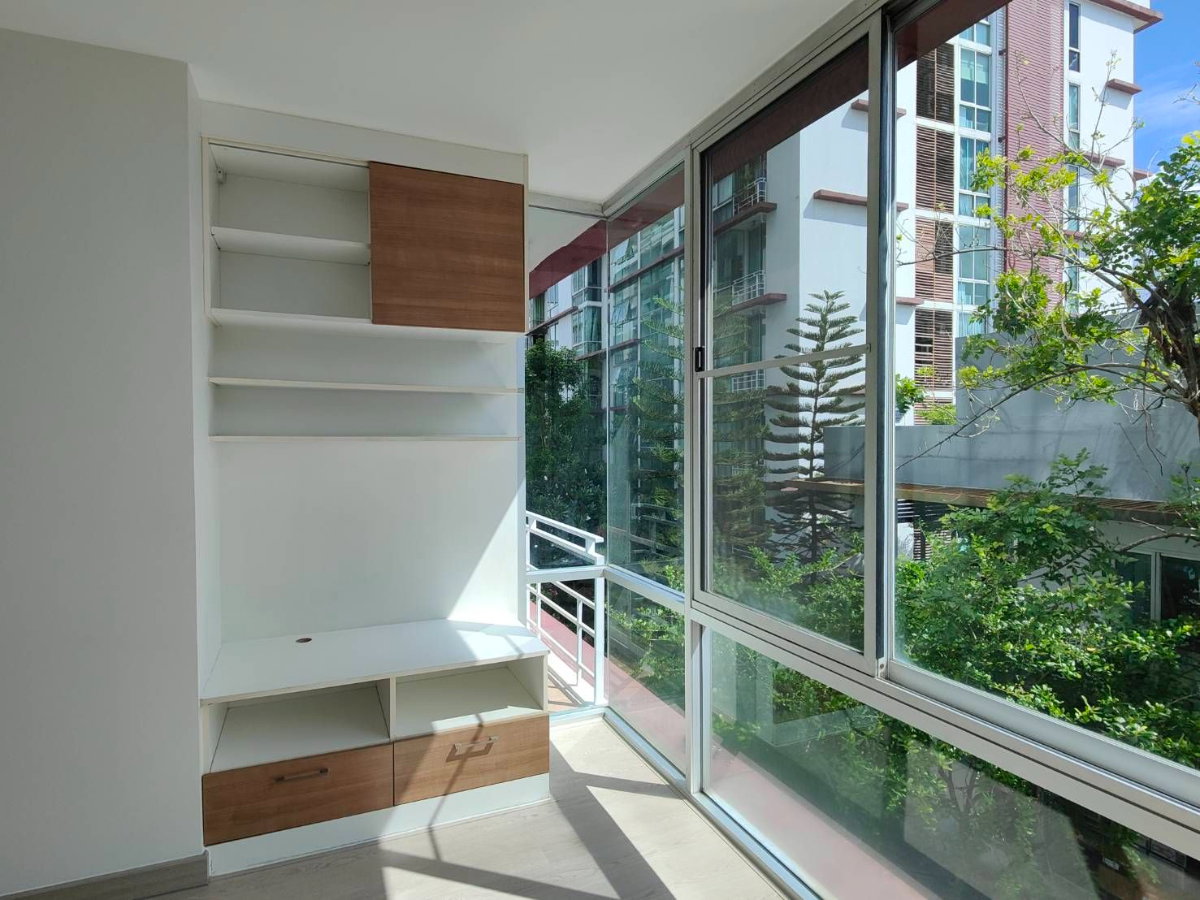 รูป ขายห้องชุด อาคาร E ชั้น 3  ขนาด 56 ตร.ม. 2 ห้องนอน สภาพทำใหม่   - รูปที่ 8/12