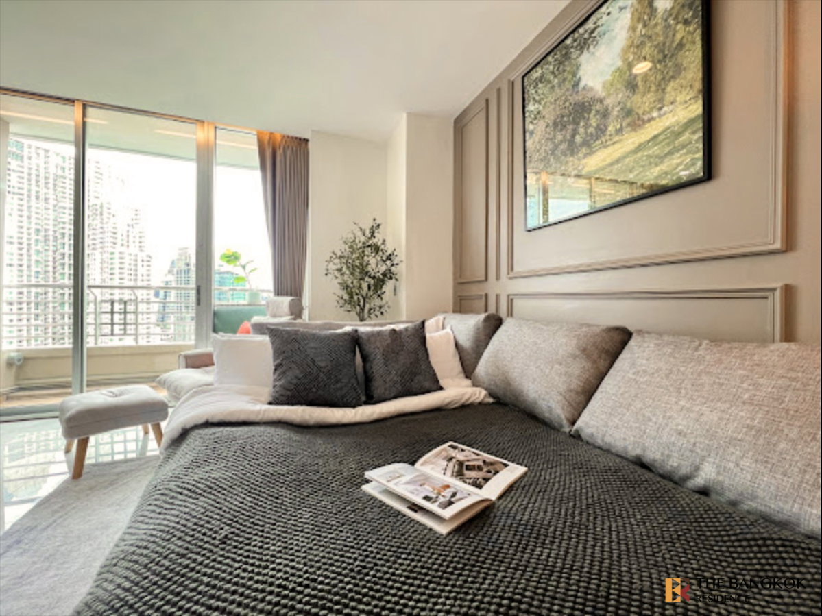 รูป เช่าคอนโด 💎 Sathorn Heritage 2นอน 74ตร.ม. 37k ⭐ ยูนิตพิเศษ Layout สวย ใกล้ BTS เซนต์หลุยส์  - รูปที่ 4/7