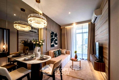 คอนโดให้เช่า : คอนโด 1 ห้องนอน Rhythm Ekkamai Estate ชั้น 12A ใกล้ BTS ทองหล่อ (ID 3027853)
