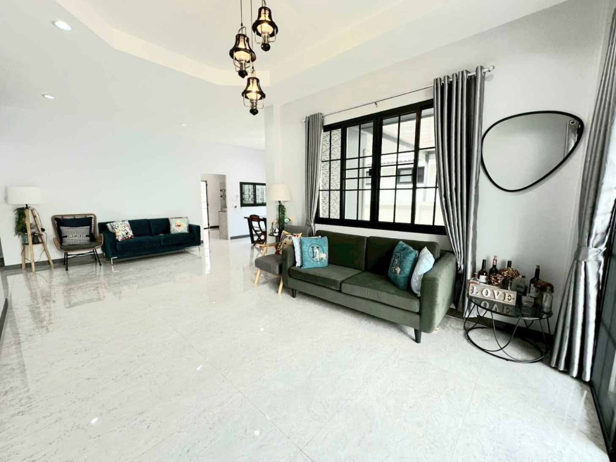 รูป ให้เช่าบ้านใหม่ สนามบินเชียงใหม่ บ้านชั้นเดียวหลังใหญ่ เฟอร์ครบพร้อมอยู่ เลี้ยงสัตว์ได้ (R1262) T.0946511456 - รูปที่ 5/15