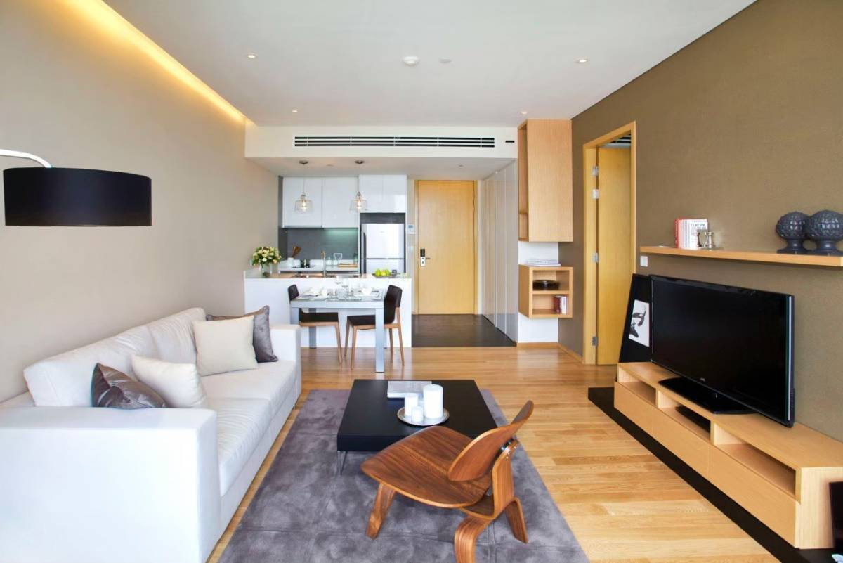 รูป PM012342 ✨Flash Deal ✨ AEQUA Residence Sukhumvit 49 (1Bed 1Bath 60 SQM.) พร้อมอยู่ ! เพียง 48,000 บาทต่อเดือน Tel.0981315848 @propmatch - รูปที่ 1/7