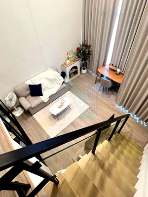 Condos for rent : 🎊 For Rent Condo ORIGIN PLUG & PLAY NONTHABURI STATION Building 1, Floor 19,Duplex, Room size 27 sqm