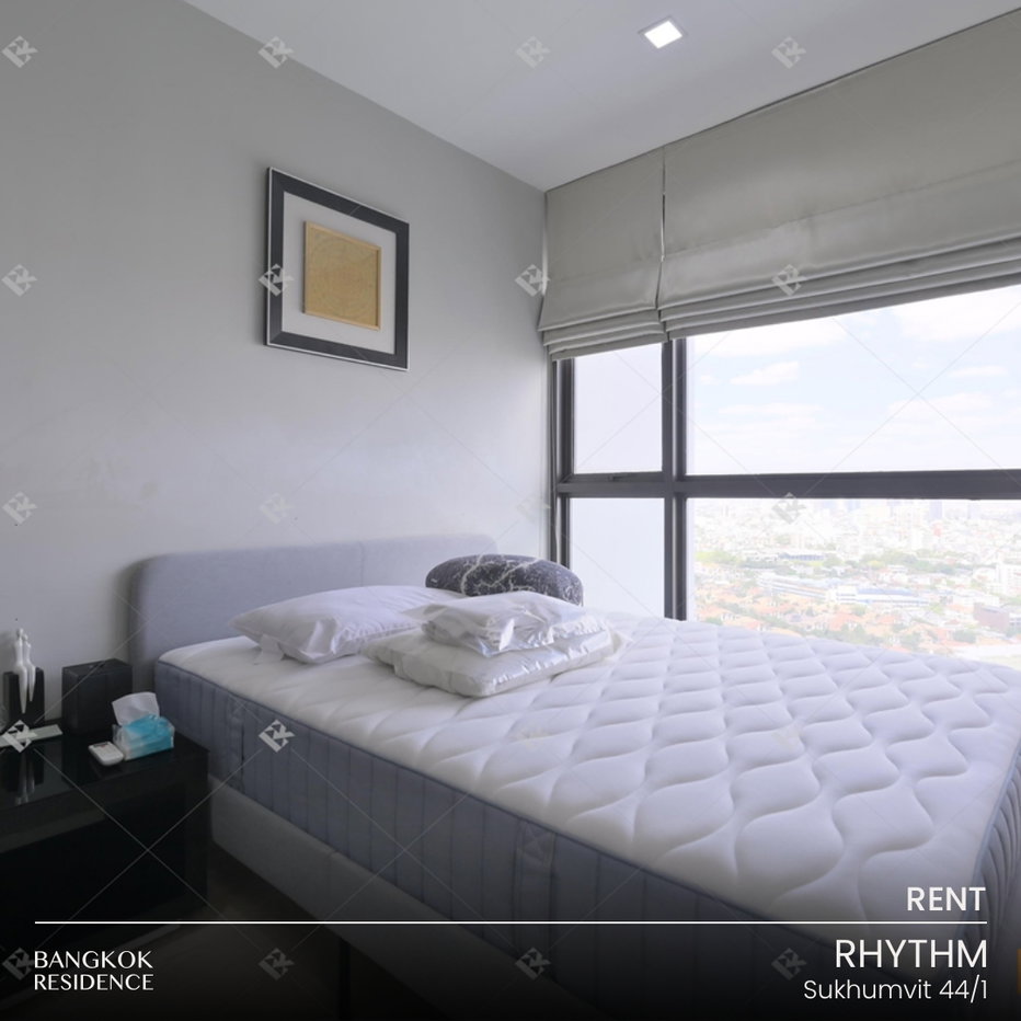 รูป เช่าคอนโด 🌃 Rhythm Sukhumvit 44/1 ห้อง2 นอน 52ตร.ม. 30k 🌠 ยูนิตสวยชั้นสูง ใกล้ BTS พระโขนง - รูปที่ 1/9