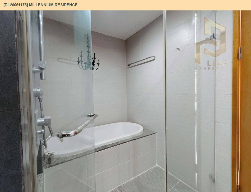 รูป DL26061178 ให้เช่าคอนโด มิลเลนเนียม เรสซิเด้นส์ แอท สุขุมวิท (Millennium Residence) ใกล้ BTS อโศก พร้อมเข้าอยู่ โทรด่วน 0653619502 LineID @952jdxxk - รูปที่ 7/7
