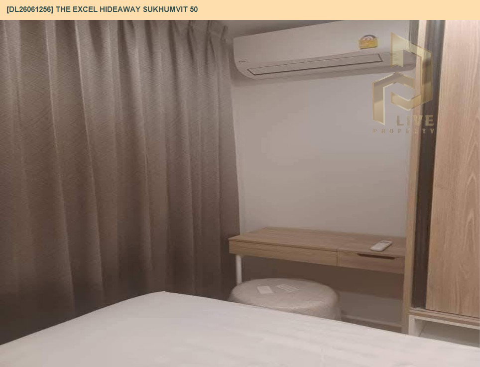 รูป DL26061256 ให้เช่าคอนโด ดิ เอ็กซ์เซล ไฮด์ อะเวย์ สุขุมวิท 50 (The Excel Hideaway Sukhumvit 50) ใกล้ BTS อ่อนนุช พร้อมเข้าอยู่ โทรด่วน 0614453194 LineID @952jdxxk - รูปที่ 7/12