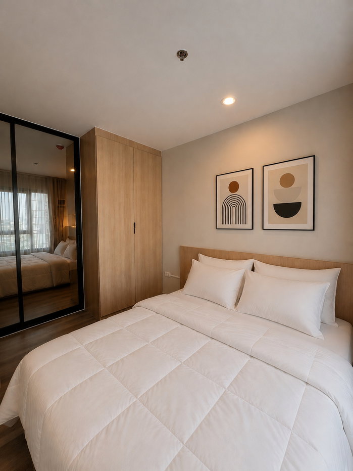 รูป 【Owner post】Regent Home วุฒากาศ ติด BTS วุฒากาศ | ห้อง 1 Bed วิวเมือง | เฟอร์ ไฟฟ้าครบพร้อมอยู่ | เพียง 11,000/เดือน - รูปที่ 6/11