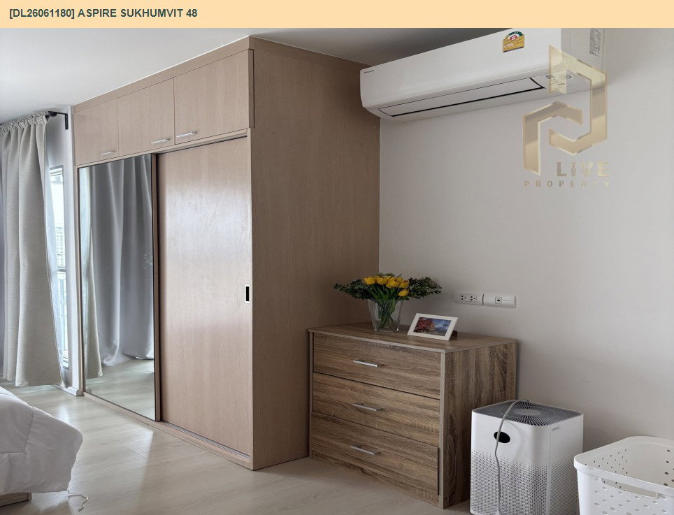 รูป DL26061180 ให้เช่าคอนโด แอสปาย สุขุมวิท 48 (Aspire Sukhumvit 48) ใกล้ BTS พระโขนง พร้อมเข้าอยู่ โทรด่วน 0653619502 LineID @952jdxxk - รูปที่ 8/19