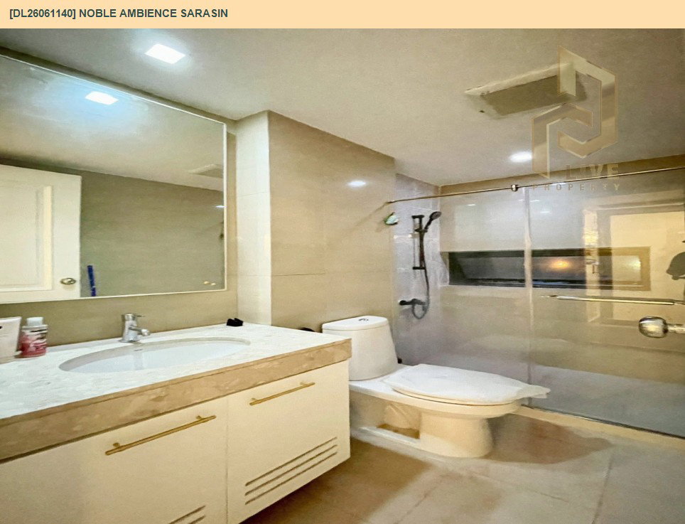 รูป DL26061140 ให้เช่าคอนโด โนเบิล แอมเบียนส์ สารสิน (Noble Ambience Sarasin) ใกล้ - พร้อมเข้าอยู่ โทรด่วน 0653619502 LineID @952jdxxk - รูปที่ 6/6