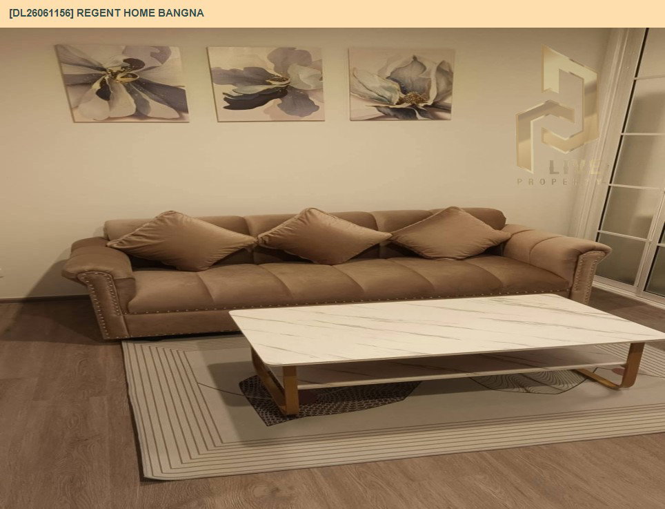 รูป DL26061156 ให้เช่าคอนโด รีเจ้นท์ โฮม บางนา (Regent home bangna) ใกล้ BTS บางนา พร้อมเข้าอยู่ โทรด่วน 0638692663 LineID @952jdxxk - รูปที่ 3/11