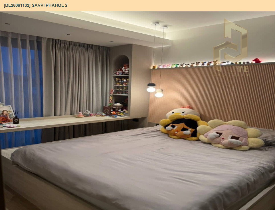 รูป DL26061132 ให้เช่าคอนโด แซฟวี่ พหล 2 (Savvi Phahol 2) ใกล้ - พร้อมเข้าอยู่ โทรด่วน 0653619502 LineID @952jdxxk - รูปที่ 3/11