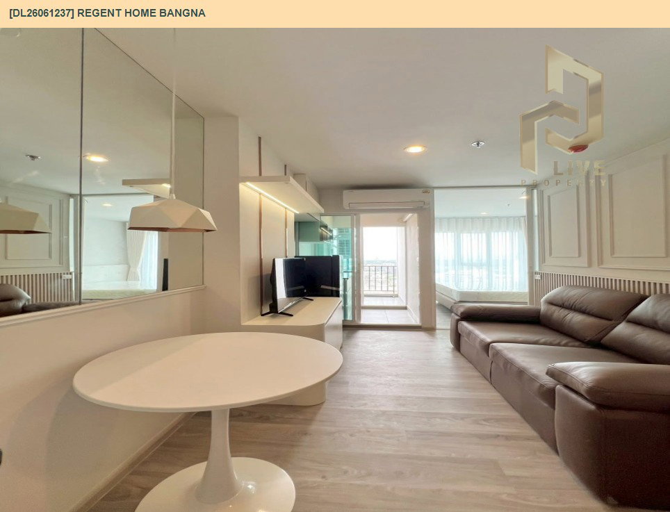 รูป DL26061237 ให้เช่าคอนโด รีเจ้นท์ โฮม บางนา (Regent home bangna) ใกล้ BTS บางนา พร้อมเข้าอยู่ โทรด่วน 0653619502 LineID @952jdxxk - รูปที่ 2/6
