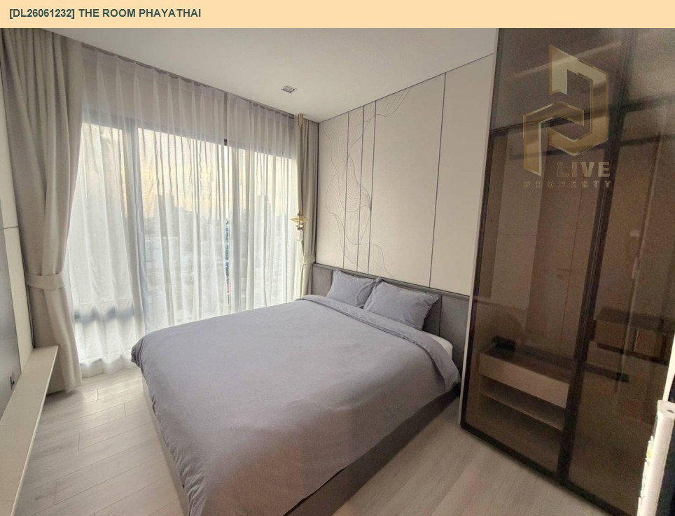 รูป DL26061232 ให้เช่าคอนโด เดอะ รูม พญาไท (The Room Phayathai) ใกล้ BTS พญาไท พร้อมเข้าอยู่ โทรด่วน 0653619502 LineID @952jdxxk - รูปที่ 5/6