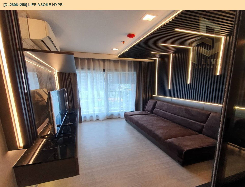 รูป DL26061250 ให้เช่าคอนโด ไลฟ์ อโศก ไฮป์ (Life Asoke Hype) ใกล้ MRT พระราม 9 พร้อมเข้าอยู่ โทรด่วน 0638692663 LineID @952jdxxk - รูปที่ 14/14
