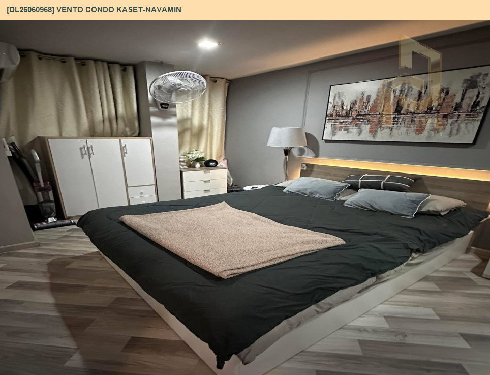 รูป DL26060968 ให้เช่าคอนโด เวนโต้ คอนโด เกษตร-นวมินทร์ (Vento Condo Kaset-Navamin) ใกล้ - พร้อมเข้าอยู่ โทรด่วน 0614453194 LineID @952jdxxk - รูปที่ 6/11