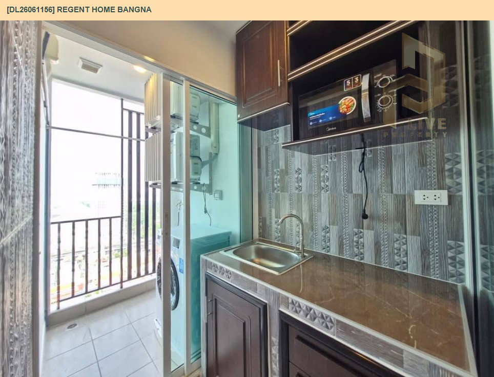 รูป DL26061156 ให้เช่าคอนโด รีเจ้นท์ โฮม บางนา (Regent home bangna) ใกล้ BTS บางนา พร้อมเข้าอยู่ โทรด่วน 0638692663 LineID @952jdxxk - รูปที่ 6/11