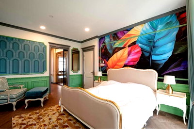 Houses for rent Saphan Sung :  For rent  🔥 Corner, South Facing, 5-Star French Design ✨ NANTAWAN RAMA 9 ✨ Line ID @034etfin 📲 4 bedrooms 5 bathrooms 🔥 Ready to move in.