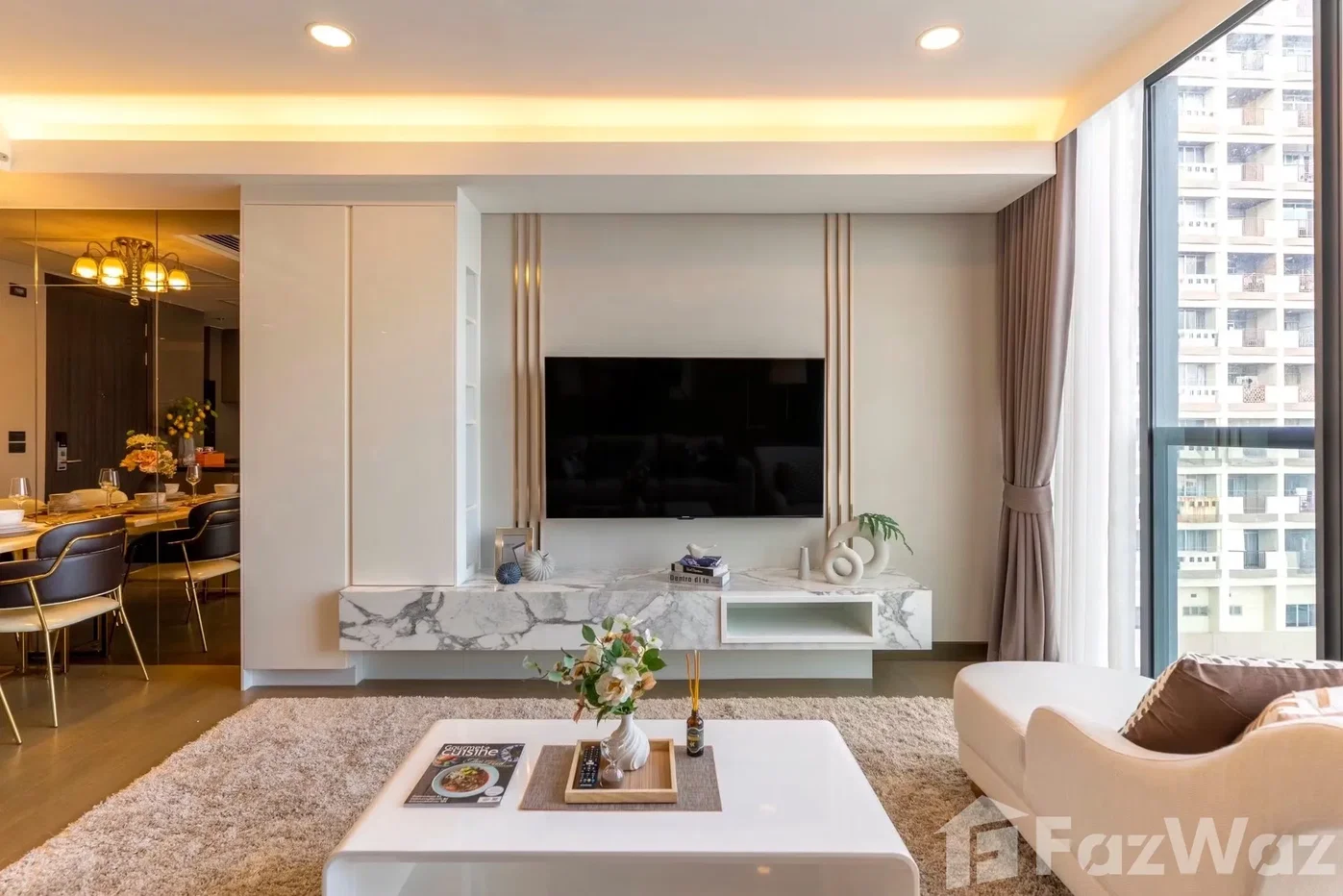 รูป คอนโดให้เช่า 2 ห้องนอน ในโครงการ ไซมิส เอ๊กซ์คลูซีพ ควีนส์ 6494147 - รูปที่ 4/8